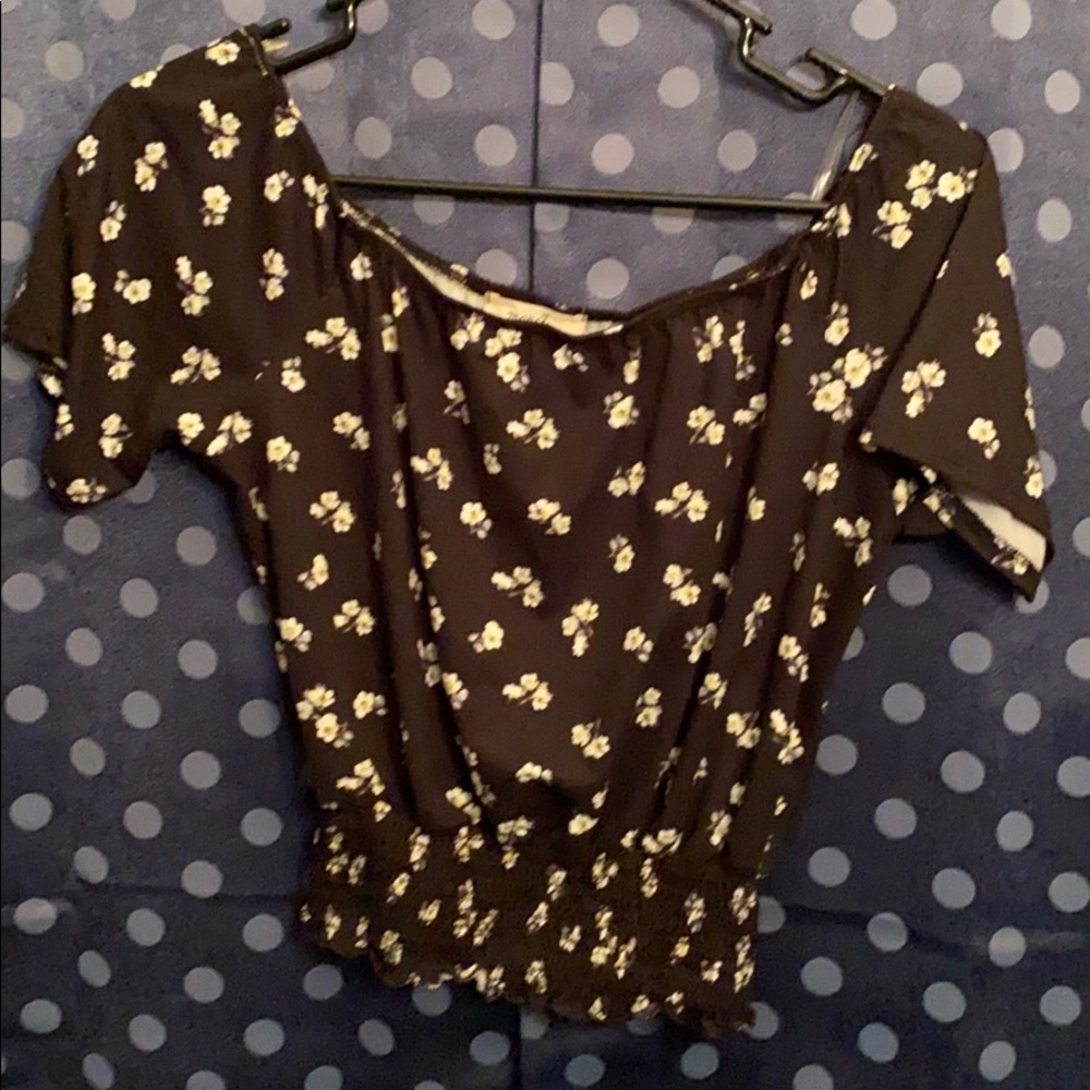 Flower crop top